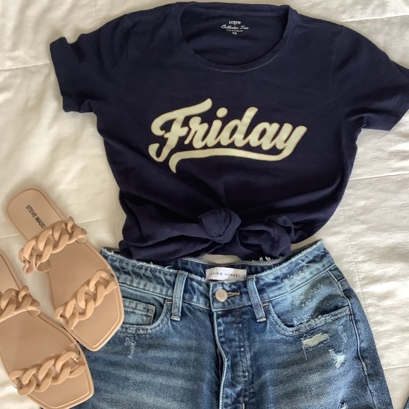 J. Crew Tops - J CREW Friday Tee Size XS
